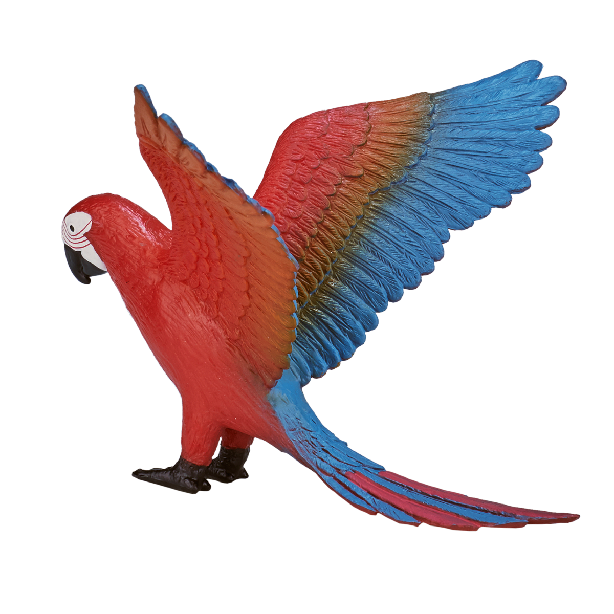 Parrot Toy Figure  Realistic Exotic Bird Model