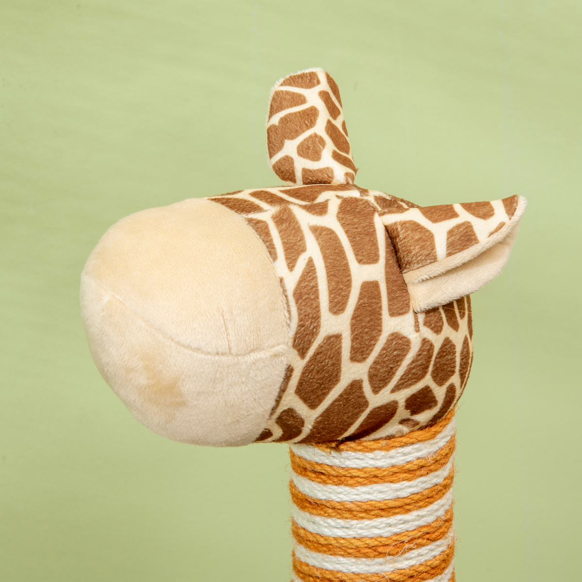 Cat Tree Cute Giraffe Kitten Play Tower W/ Scratching Posts Tunnel Ball Pawhut