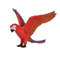 Parrot Toy Figure  Realistic Exotic Bird Model