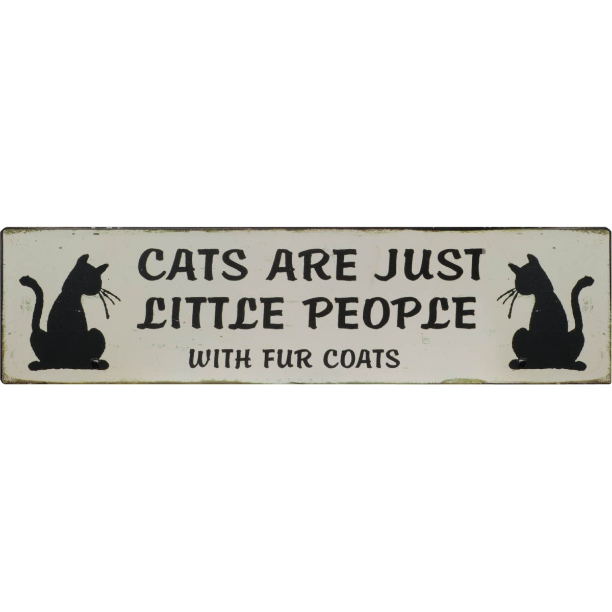 Artisan Furniture Cats Are Just Little People Plaque, Home Decor