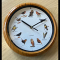 Wood Effect Frame Bird Song Clock